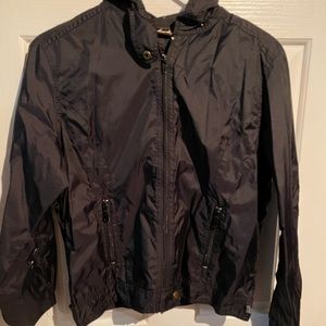 Hurley fall rain hooded skater jacket